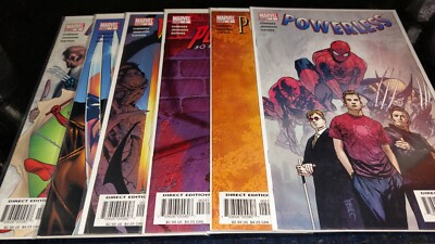 POWERLESS - Issues 1 to 6 - Cherniss / Marvel Comics - Bagged + Boarded