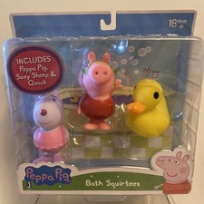 Peppa Pig Bath Squirtees Squirters Bath Toys Peppa Pig, Suzy Sheep Quack New