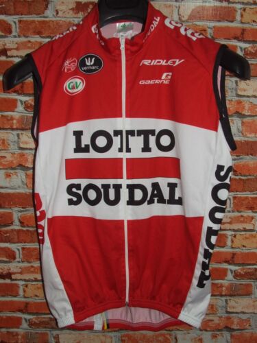 Lotto Soudal VERMARC Sleeveless Bike Cycling Jersey Shirt Maillot Cyclism Size S - Picture 1 of 2