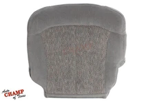 2001 2002 Chevy Silverado 3500 LS LT -Driver Side Bottom Cloth Seat Cover Gray