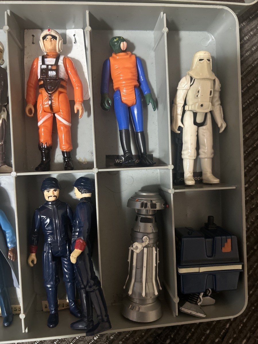Vintage Kenner Star Wars 26 Action Figure Lot Case Darth Vintage Kenner Star Wars 26 Action Figure Lot Case Darth