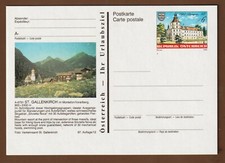 Bildpostkarte 6,00 Schilling Schwarzenau 97 / 12 St. Gallenkirch im Montafon