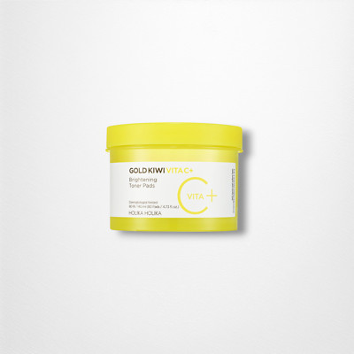 HOLIKA HOLIKA Gold Kiwi Vita C+ Brightening Toner Pads 140ml/80ea - New in Box