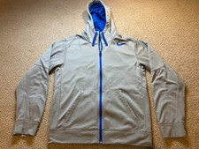 Nike Dri-Fit Mens Size S Jacket Full Zip Athletic Gray Hooded Polyester