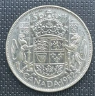 KM45 Canada 50 Cents 1952 Silver Coin..TM66