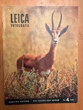 Revue photo Leica Fotografie 1964 n°4 (english edition)