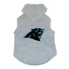 CAROLINA PANTHERS DOG CAT PREMIUM HOODIE SWEATSHIRT EMBROIDERED PATCH CHOOSE SZ
