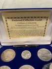 Lot Of 6 Silver Coins Morgan Dollar ￼￼Eisenhower Ect (Collector Set)