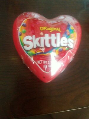 (1) Original Skittles Net 2.17 Hearts  Valentines Day Candy 