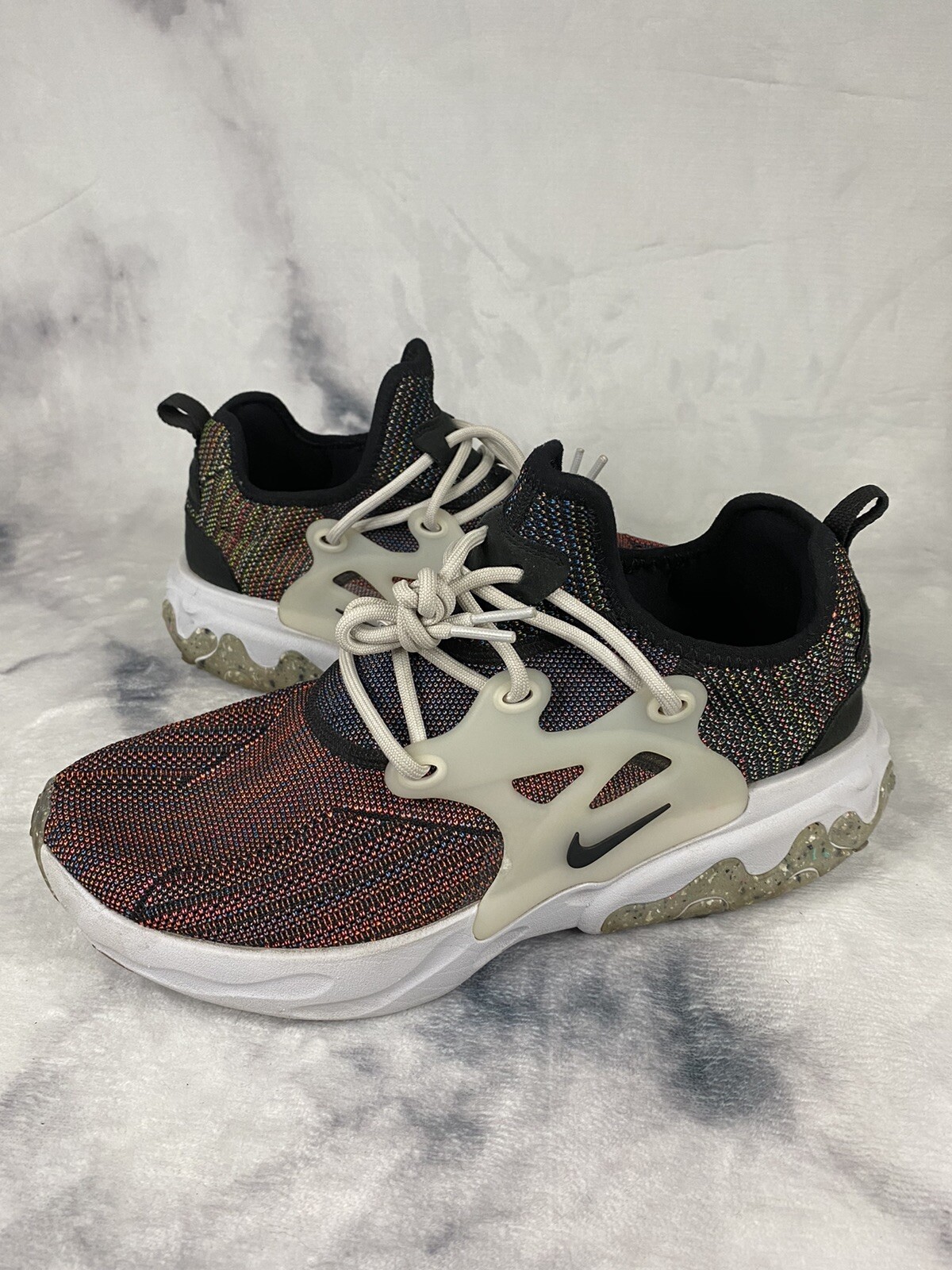 Nike React Presto Flyknit Multi Black 