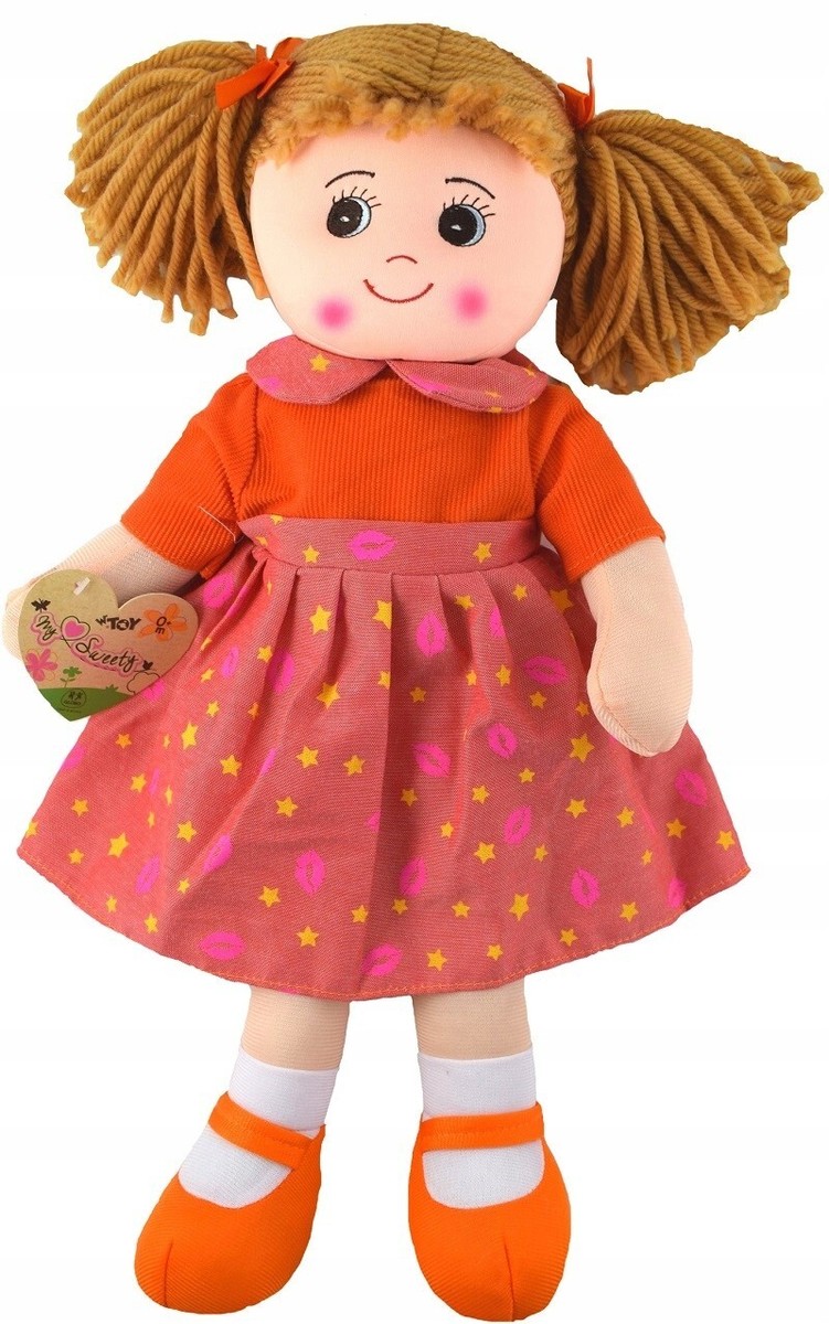 LICHENGTAI Bambola Di Pezza Morbida Principessa 45cm Con Cappello - Peluche Regalo Bambina - 3