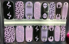 Color Nail Polish Strips, 16ct. Purple People Eater  Read  DESCRIPTION BELOW