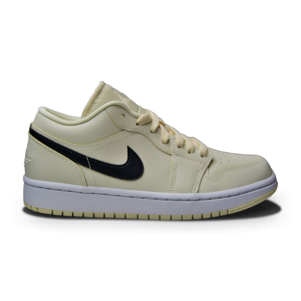 Женские кроссовки Nike Air Jordan 1 Low - DC0774 121 - Coconut Milk Черный, белый