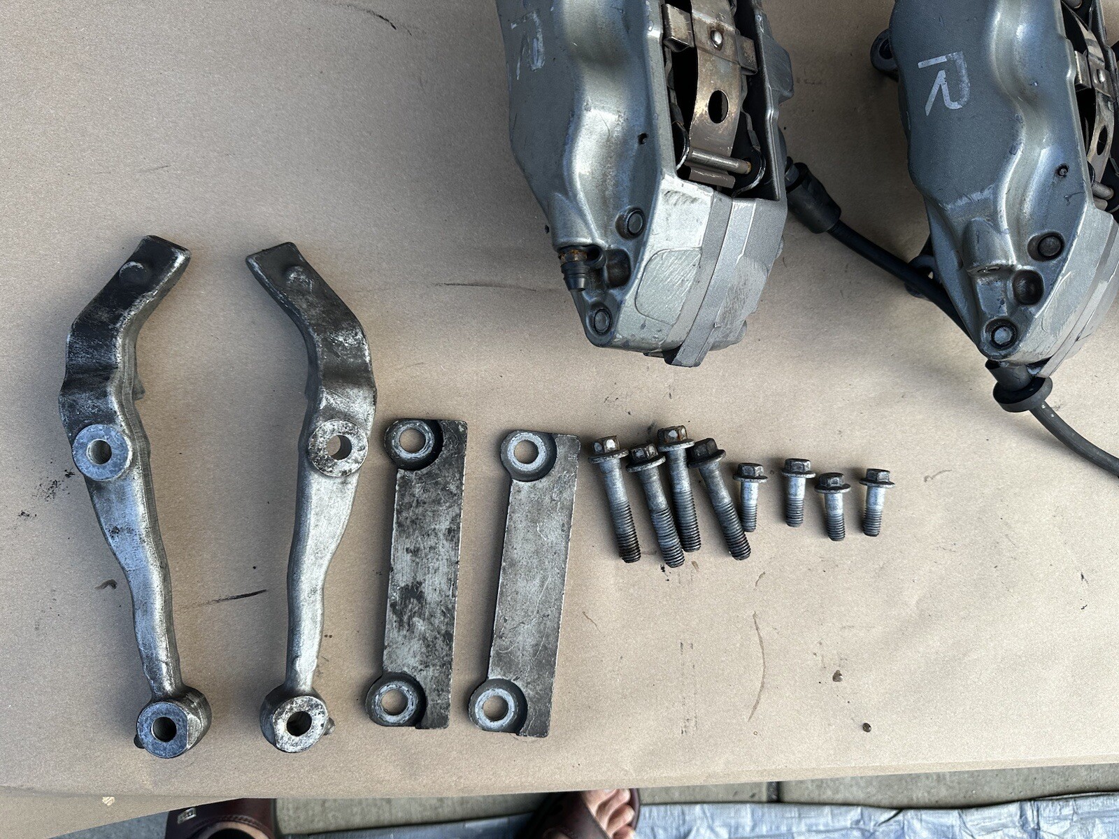 20042007 VOLVO S60R XC70R V70R OEM BREMBO BRAKE CALIPERS, FULL SET OF