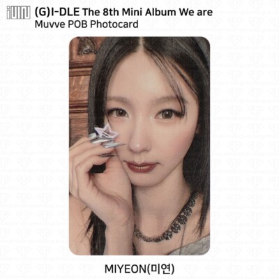 G)I-DLE The 8th Mini Album We are Muvve POB Photocard SOYEON