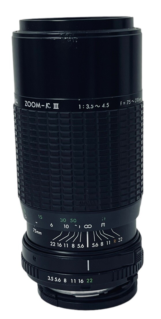 Multi-Coated Lens 52mm ZOOM-K III 1:3.5-4.5 f=75-210mm for