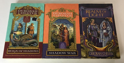 Lot of 3 Complete The Ruby Throne Trilogy Books 1-3 by Deborah Chester PB