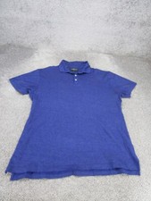 Rodd Gunn Polo Shirt Mens Medium Blue Cotton Short Sleeve