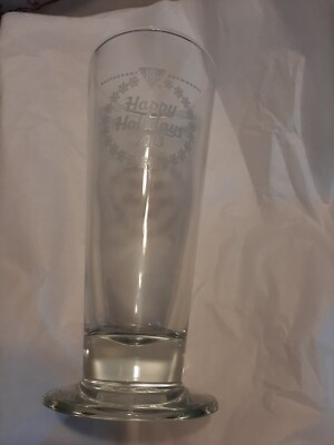 BJ's Brewhouse Pilsner Beer Glass Year 2013 New