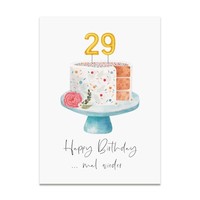 Geburtstagskarte Wieder Mal 29 Geburtstag 30 Lustige Postkarte Geburtstagskarte
