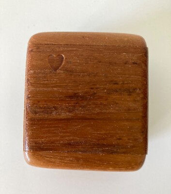 Stamp Roll Box Wood Dispenser Stamps Wooden Container