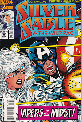 SILVER SABLE & THE WILD PACK Vol. 1 #15 August 1993 MARVEL Comics - Foreigner