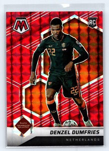 2021-22 PANINI Mosaic Road to FIFA World Cup Red Mosaic 171 Denzel Dumfries