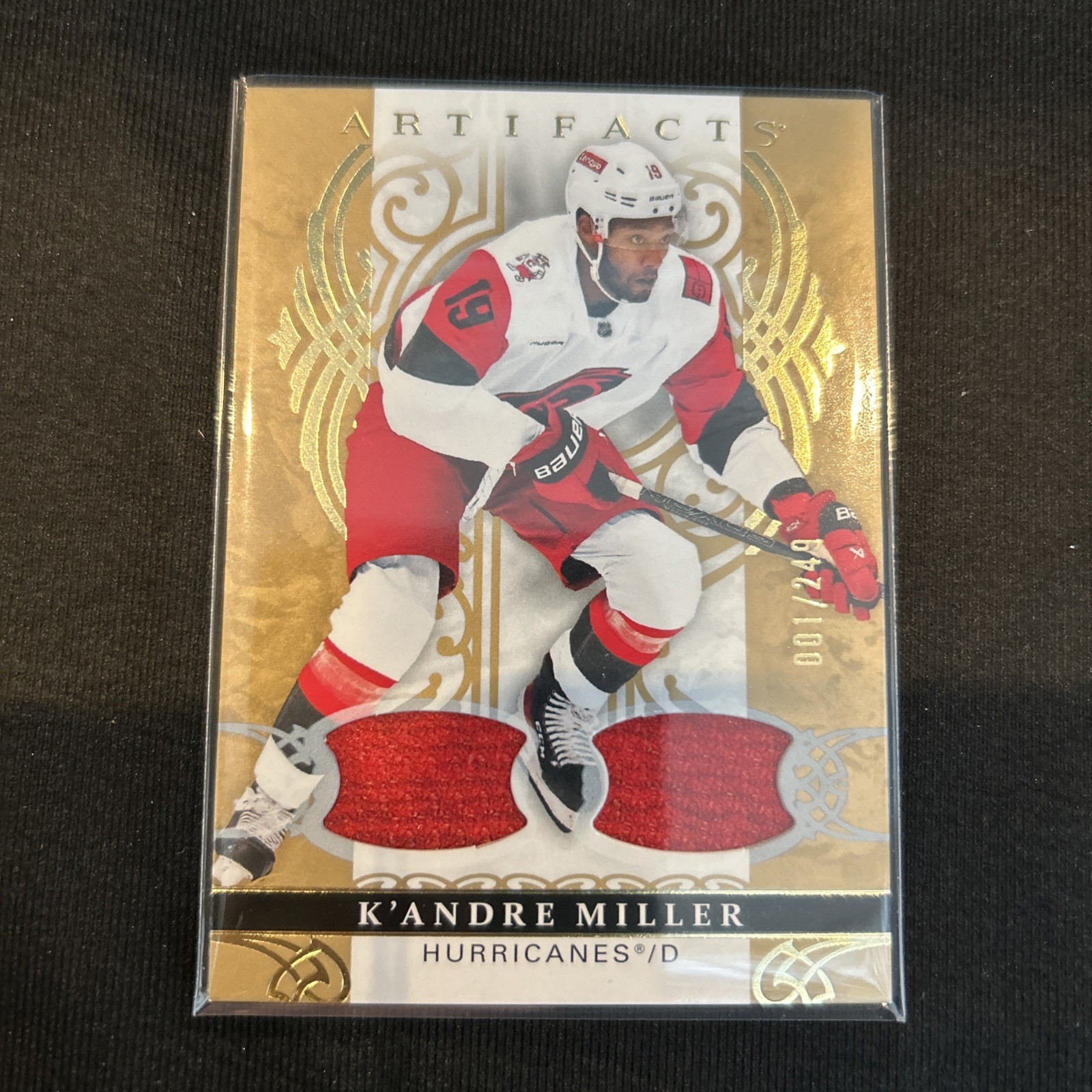 K’Andre Miller 2026-27 Artifacts Material Gold (#001/249)