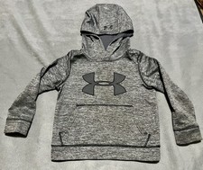 Under Armour Hoodie Boy's Large Gray Sweatshirt Pullover