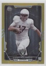 2015 Bowman Rookies Gold Rainbow Foil 53/399 Cody Fajardo #100 g2l