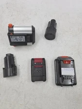 Lot of 5 Power Tool Batteries - Black & Decker, Einhell, Gardena, See Photos