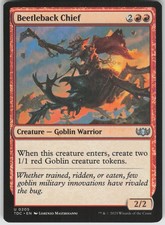 Beetleback Chief U Commander: Tarkir: Dragonstorm 205 NM