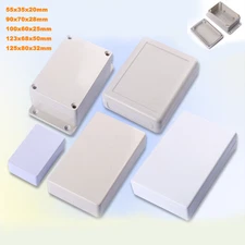 Plastic Junction Box Enclosure Terminal Cable Connector Indoor Outdoor Shell