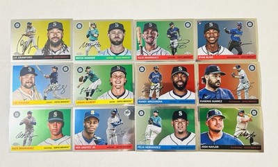 2025 Topps Chrome Platinum Seattle Mariner Team Lot 12 Cards No Dupes Griffey Jr