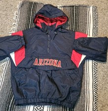VTG Majestic NCAA University Of Arizona Wildcats Pullover Hooded Jacket Large