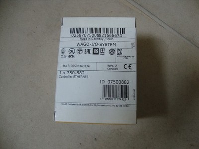 WAGO (750-882)  Controller Ethernet(Feldbuscontroller) 750882 NEW Sealed