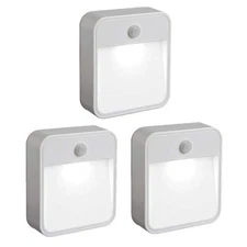 Mr Beams MB723 Battery Powered LED Spotlight Motion Sensor Outdoor (3-Pack)