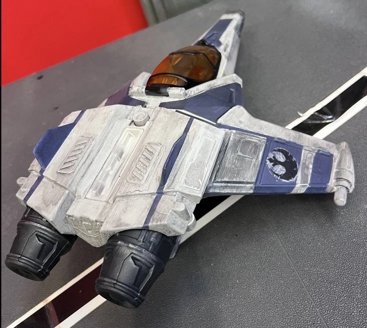 Star Wars Personalizado Pintado Rebel Fighter IMAGINEXT LIGHTYEAR XL15 con LUZ Y SONIDO Foto 3 de 4