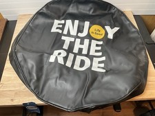 29 Life Is Good Vinyl Spare Tire Cover Black Enjoy The Ride New With Tags