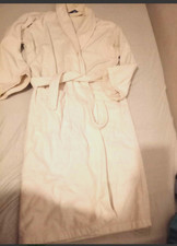 Damen Morgenmantel Bademantel beige Gr. 42 Ba...