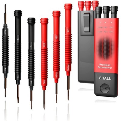 Schraubendreher Set, 12x Mini, Magnet, Electronics, Reparatur, Etui