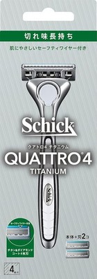 Schick Quattro 4 Titanium Halter Mit Klinge Und 1 Ersatzklinge Herrenrasierer