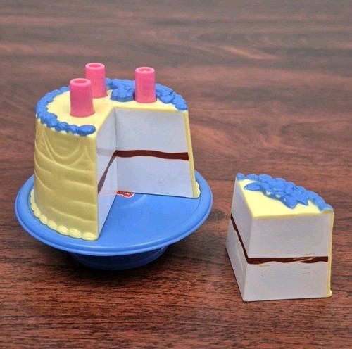 Fisher Price My Sweet Kitchens Big Wishes Birthday Cake Candles Stand Pizza 2004 - Picture 18 of 18