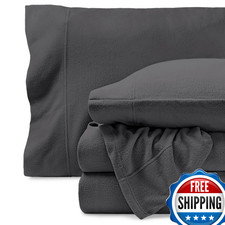 Bare Home Super Soft Fleece Sheet Set - Queen, Plush Polar Fleece, No-Pilling