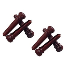 6 Pcs of Set Rosewood Acoustic Folk Guitar Bridge Pins for