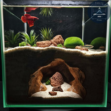 Twilight Cavern   Natural 3D Printed Aquarium Cave for Fish, Shrimp, Reptiles