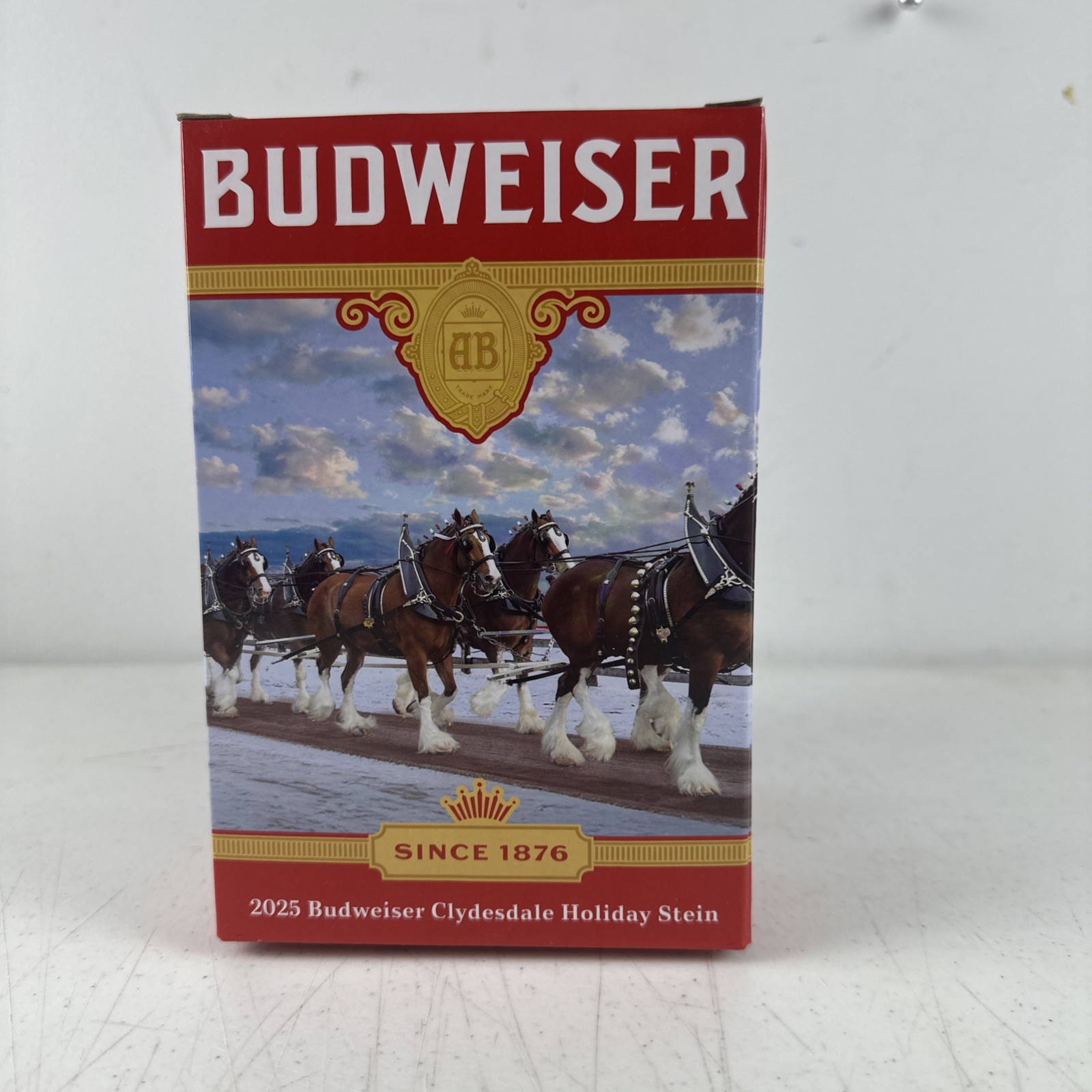 2025 Budweiser Holiday Stein 46th Anniversary Edition Christmas mug series  NEW!