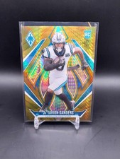 2024 Panini Phoenix Ja'Tavion Sanders Rookie Gold Hyper RC /10 Panthers A42