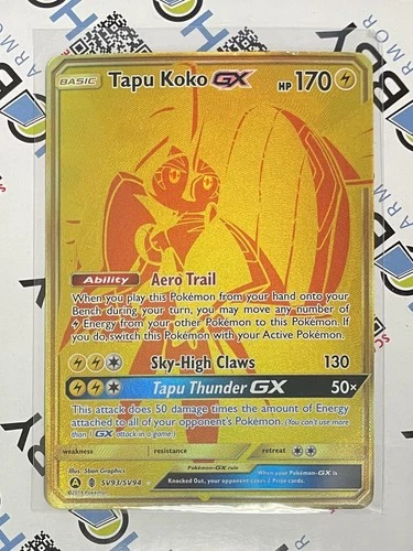 Tapu Koko GX SV93/SV94 Hidden Fates: Shiny Vault Holo