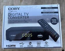 Coby CSTB-600 TV Digital Converter with Remote